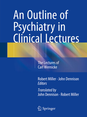 cover image of An Outline of Psychiatry in Clinical Lectures